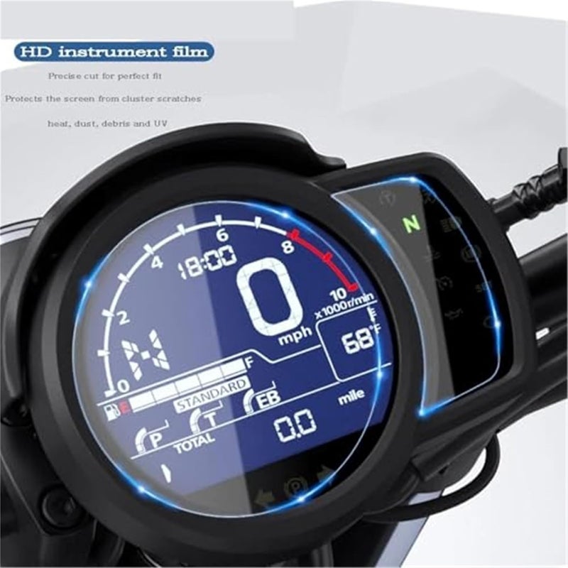 Vuzmode Motorcycle Dashboard Screen Protector - Image 5
