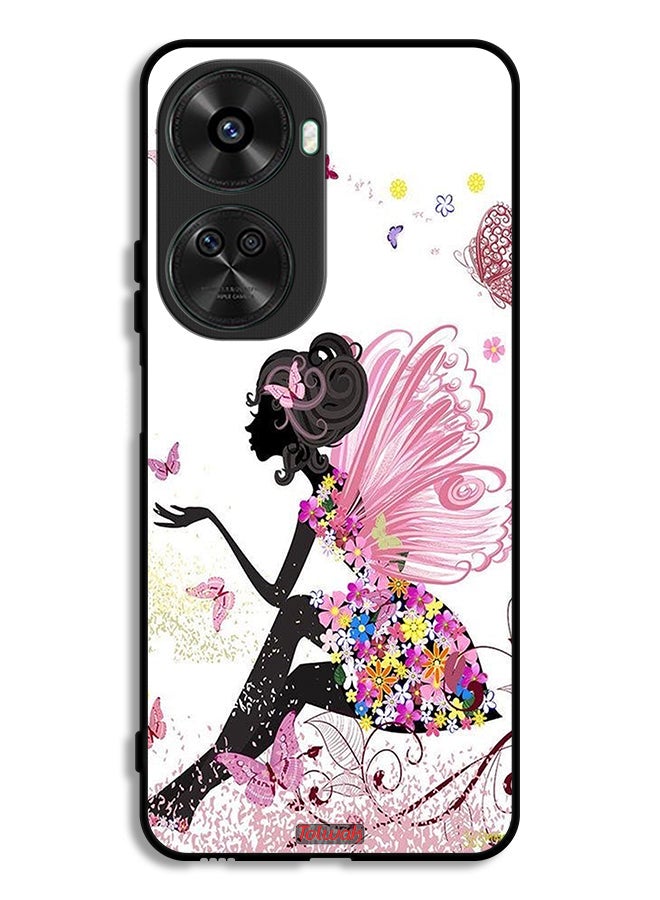 Tolwak Huawei nova 11 SE Protective Case Cover Butterfly Girl Artwork - Image 1