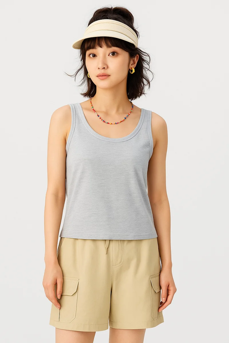 انتا سترة رياضية كلاسيكية رمادية