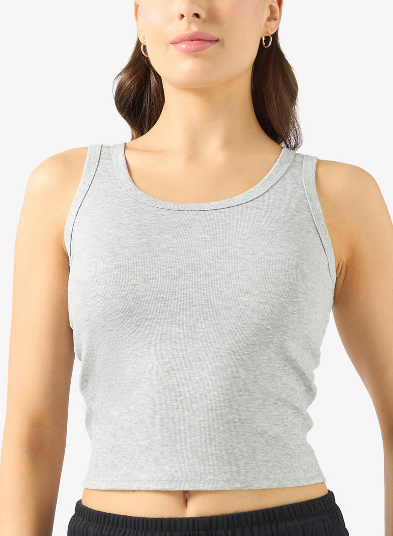 انتا سترة رياضية كلاسيكية رمادية - Image 3