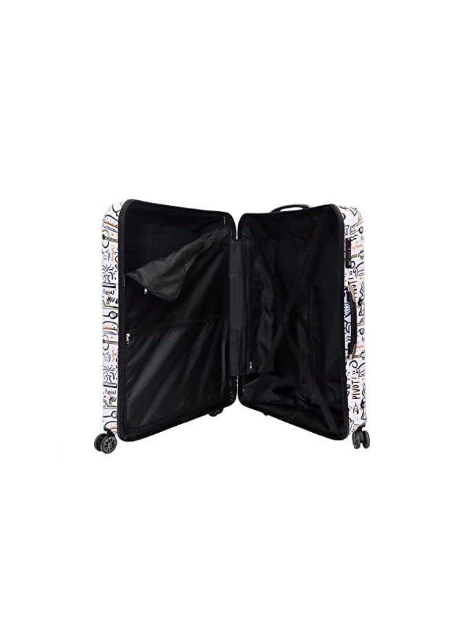 COSMO Friends Hard Luggage Trolley Case, White, 30 Inch, LPTYFR003  - Image 5