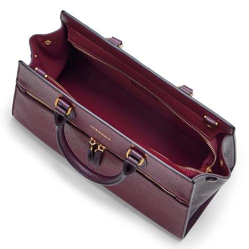 Miraggio Callie Satchel for Women – Stylish Women’s Handbag with Zipper Closure, Ideal for Daily Use - Wine - Image 4