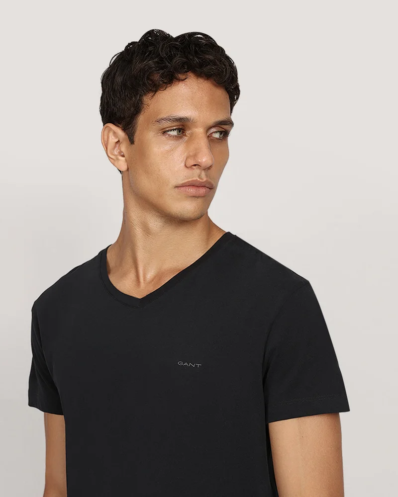 GANT  V-Neck T-Shirt 2 Pack for Men | Best Price UAE