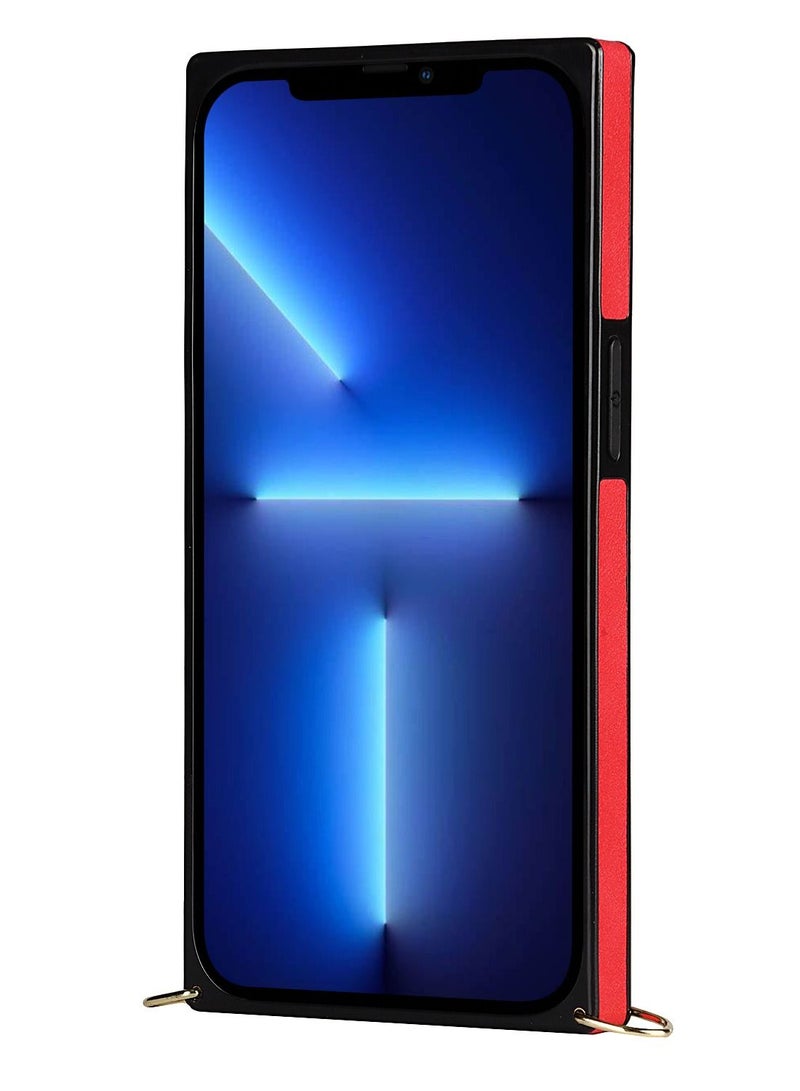 Suteni Leather Protective Back Cover Case Phone Case for iPhone - Image 2