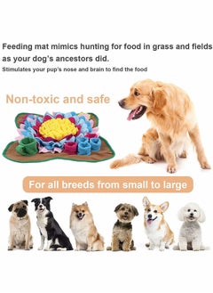 Pet Snuffle Mat for Dogs, Sunflower Suction Cups Dog Treats Feeding with Puzzle Toys Nose-Work Encourages Natural Foraging Skills, 48 x 48cm - pzsku/Z300EA4C623C74AF6C4CBZ/45/_/1730739088/087c1a2a-6cd0-48ef-bc1f-fae6ea37a2c9