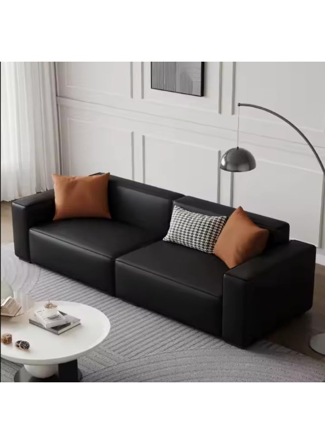 Zayn comforts Elegant and Spacious Fabric Sofa Set 2 Seater â€“ Sleek Design for a Comfortable Living Room (Black) - Image 3