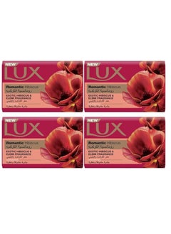 Lux Romantic Hibiscus Soap Pack of 4 