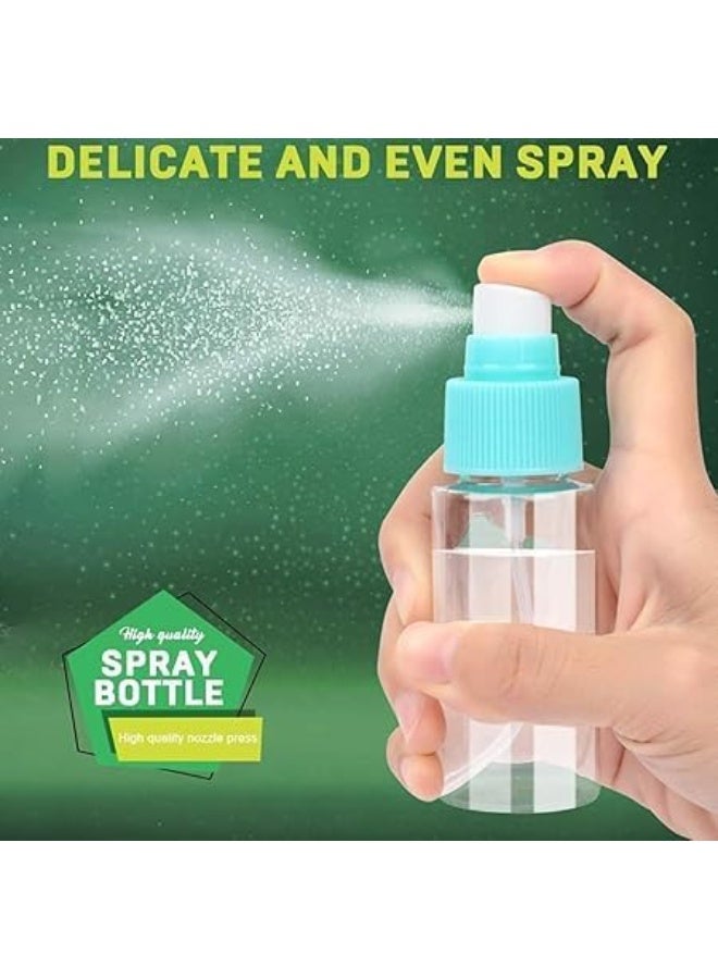 مجموعة زجاجات قابلة لاعادة الملء محمولة للسفر (لون ازرق) - Image 3