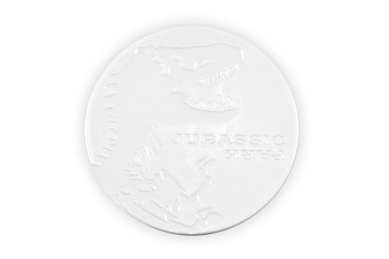 Seven20 Jurassic Park Tyrannosaurus Rex Logo Coaster | Single Heavy Duty Ceramic Dinosaur Coaster | 4 Inches Round - Image 3