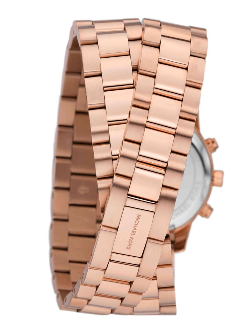 Michael Kors Women Women's Analog Rose Gold Dial Rose Gold Tone Watch - MK7453 - Image 4
