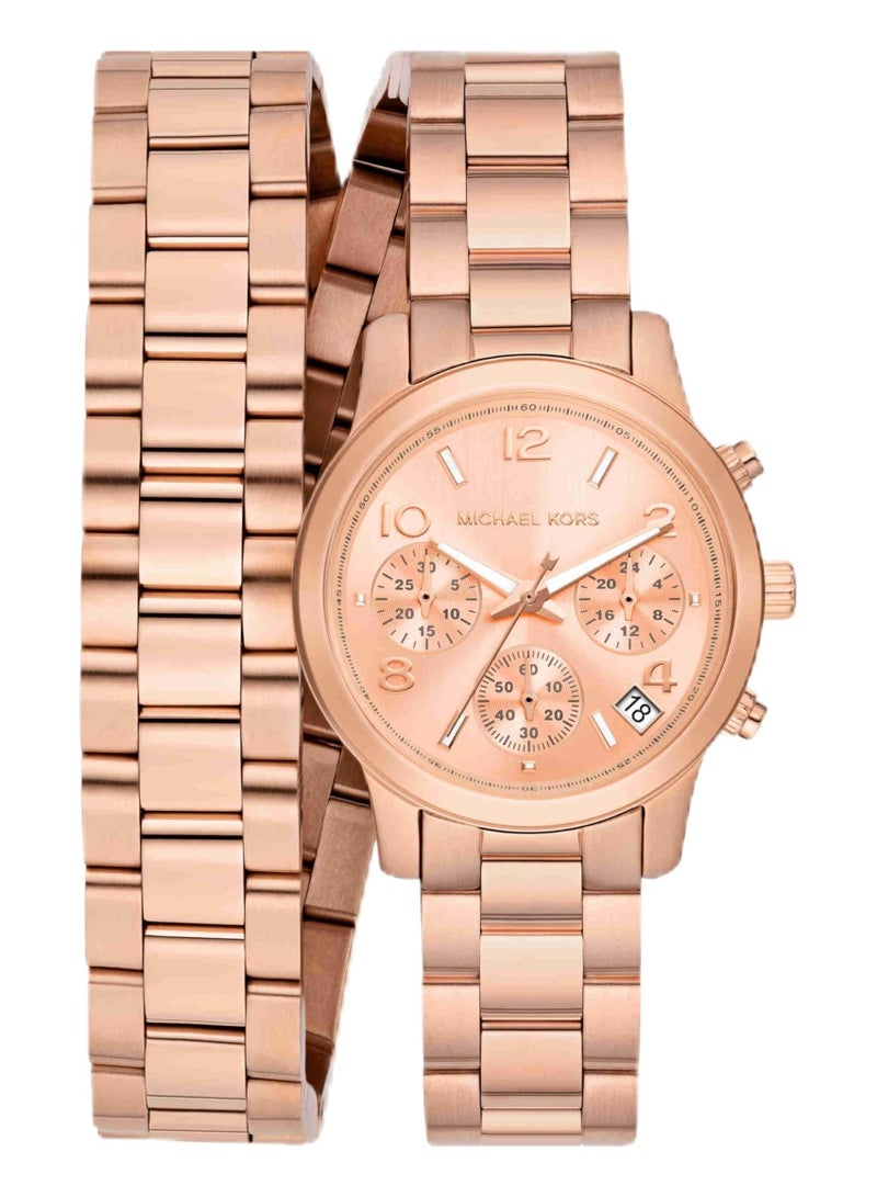 Michael Kors Women Women's Analog Rose Gold Dial Rose Gold Tone Watch - MK7453 - Image 1