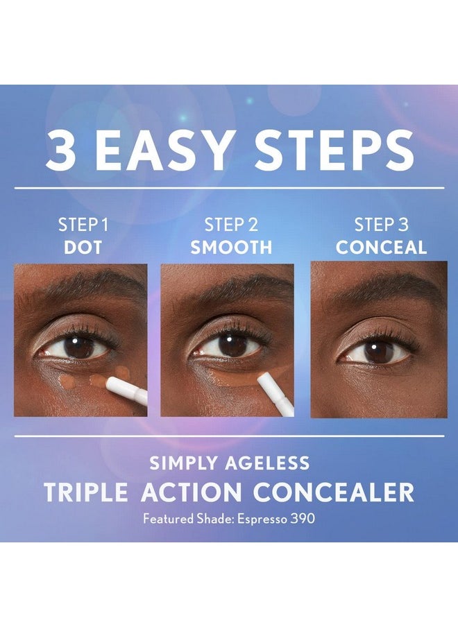 CoverGirl COVERGIRL Simply Ageless Triple Action Concealer, Classic Ivory, Pack of 1  - Image 3