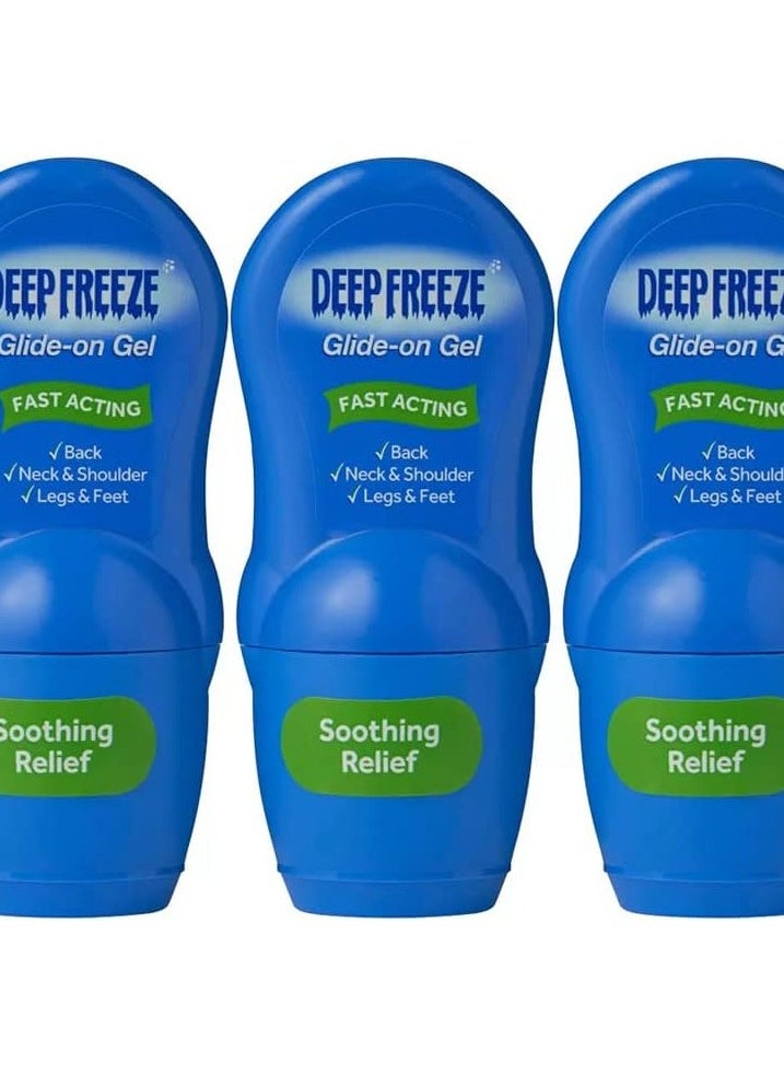 Deep Freeze Muscle Message Plus Gel Glide on Cool Lotion Pain Relief 50g, Pack of 3 - pzsku/Z300ECCA2CED3B0BA5651Z/45/_/1718631062/e2f9d043-5dae-4500-9185-d500e32c5df1