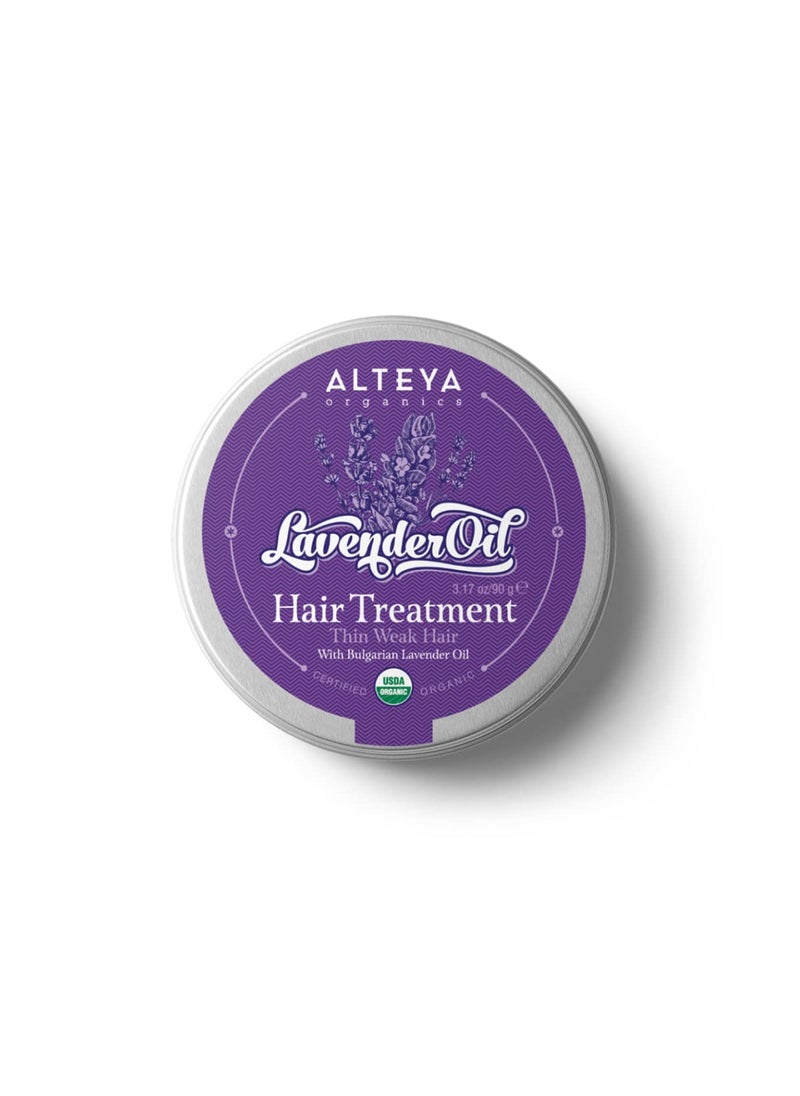 Alteya Organics Alteya Organics Hair Treatment Lavender 317 oz90g  USDA Certified Organic Natural Fortifying Hair Treatment and Conditioner  Based on Therapeutic Grade Lavender Essential Oil 