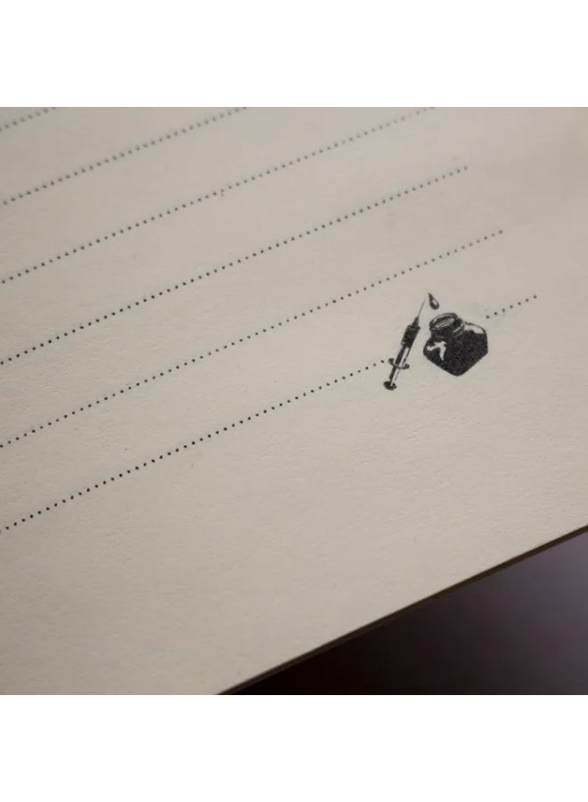 انك جيكشن دفتر ملاحظات ورسم بحجم جواز السفر، تصميم الورود المحترقة العتيق - Image 2