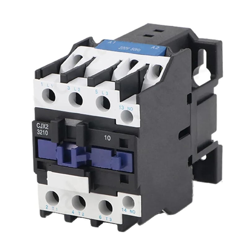 CJX2 3210 AC Contactor 32A 3 Phase DIN Rail Mount AC 220V 24V 380V Compatible - Image 1