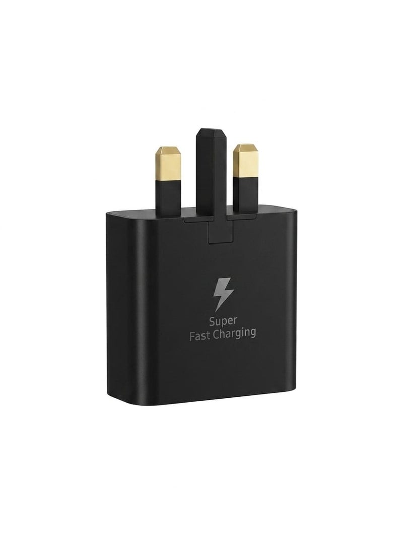 X SMART X-smart 38W Dual Port Fast Charging Wall Adapter (USB-C & USB-A) for Samsung Galaxy, Black - Image 4