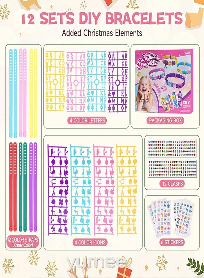 yumee DIY Bracelet Making Kit for Kids, 8 Sets Jewelry Craft Beads Set, Creative Arts & Crafts Gift for Girls Boys Age 3-12 - Image 3