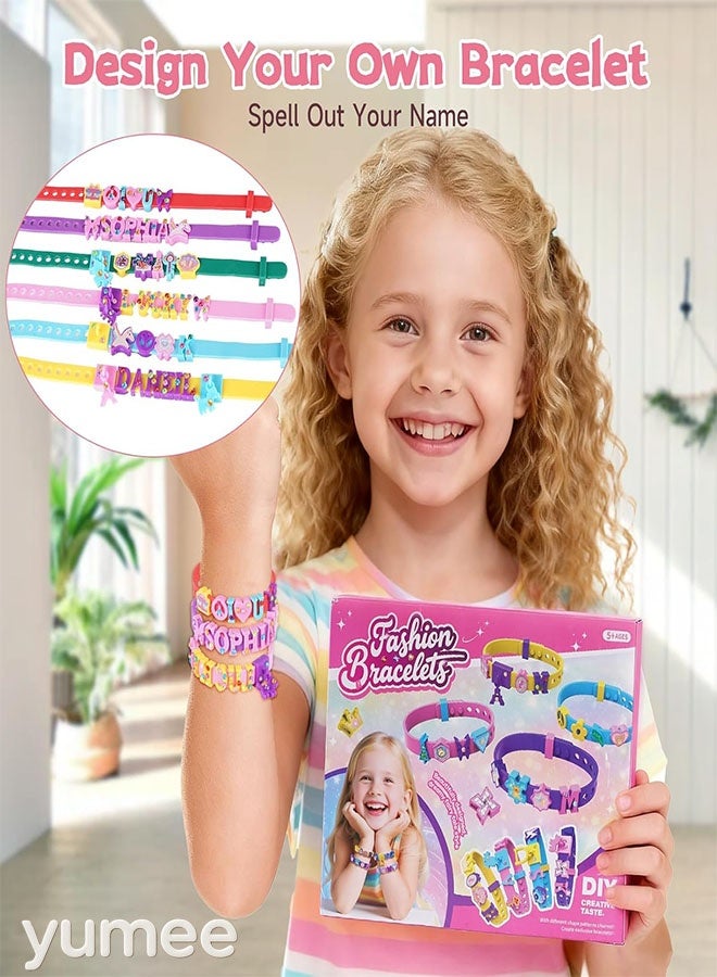 yumee DIY Bracelet Making Kit for Kids, 8 Sets Jewelry Craft Beads Set, Creative Arts & Crafts Gift for Girls Boys Age 3-12 - Image 5