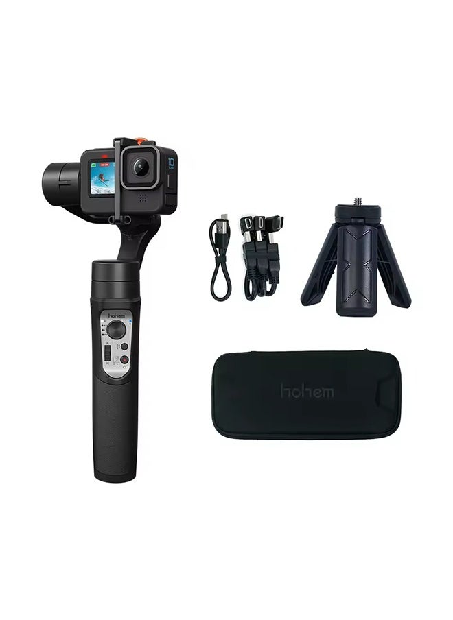 هوهم - مثبت Hohem الرسمي iSteady Pro 4 Gimbal لكاميرا GoPro 12/11/10/9/8/7/6 DJI OSMO Insta360 One R Action Camera مثبت يدوي ثلاثي المحاور - Image 1