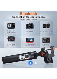 hohem Hohem Official iSteady Pro 4 Gimbal for GoPro 12/11/10/9/8/7/6 DJI OSMO Insta360 One R Action Camera 3-Axis Handheld Stabilizer  - Image 4