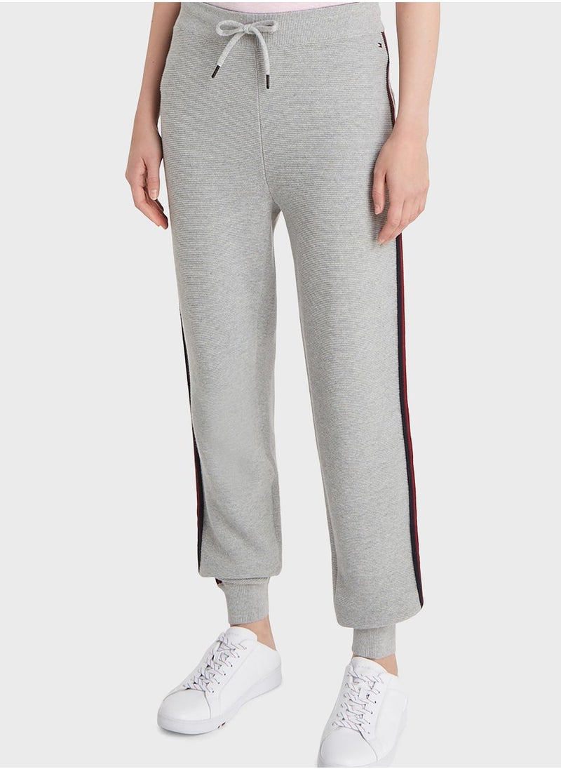 TOMMY HILFIGER - Stripe Detail Joggers - Image 1