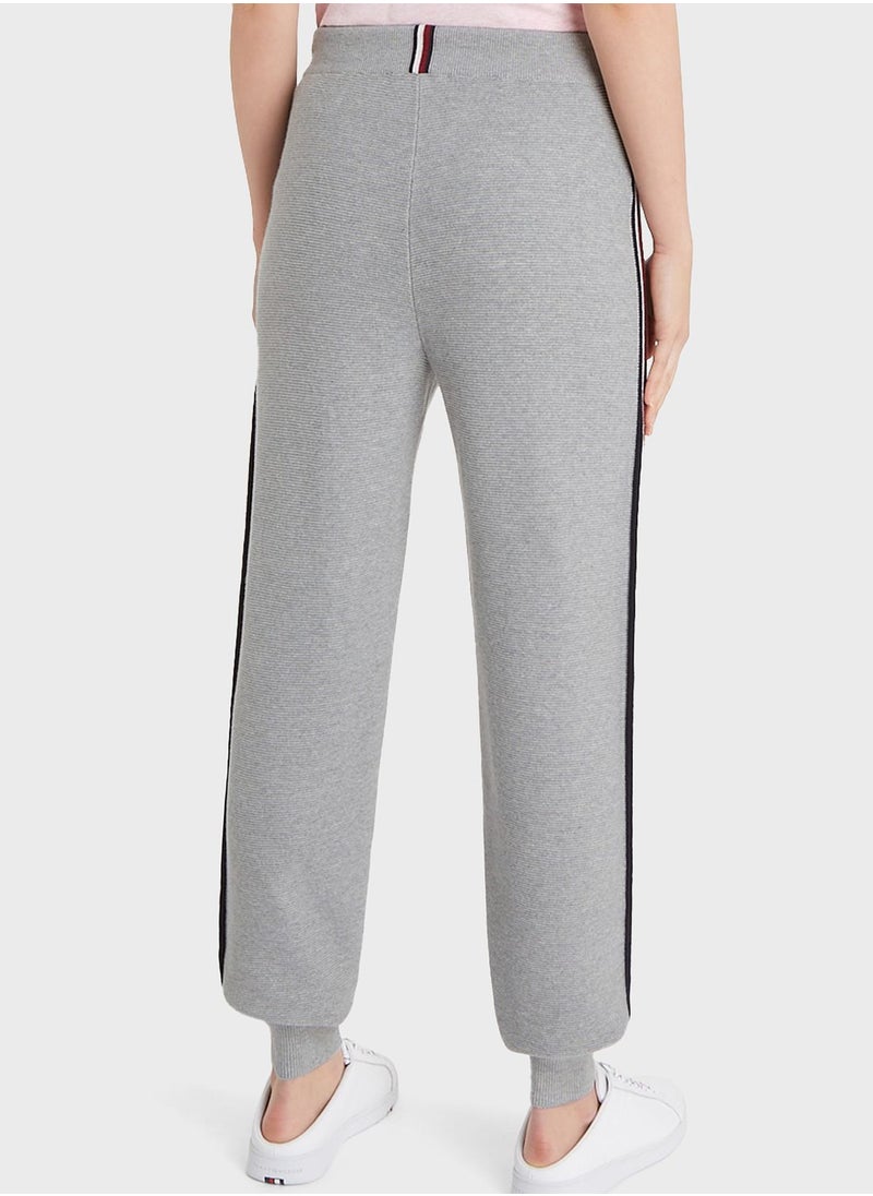 TOMMY HILFIGER - Stripe Detail Joggers - Image 1