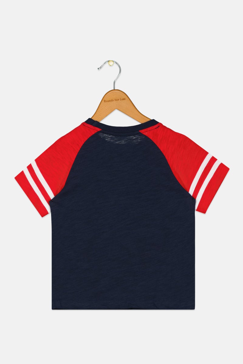 Scuderia Ferrari Toddlers Boy Graphic Print Outdoor T-shirt, Multicolor - Image 2