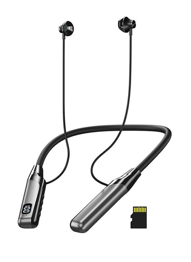 ZCM-HAPPY - Neck-Mounted Bluetooth Headset Stereo Sports Wireless Headset With 4G Memory Card Life Waterproof - Image 1