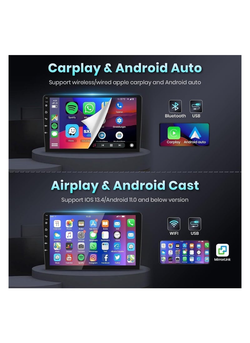 SHEZA STAR - Android Car Stereo for Toyota Pickup LC70 LC75 LC76 LC79 2007-2024 2GB RAM 32GB ROM Support Carplay, M-Link Wi-Fi BT, Radio GPS, 9 Inch IPS.QLED Touch Screen with AHD Camera Included - Image 1