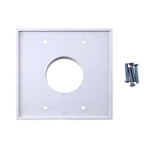 Skywalker Dual Gang Wall Plate with 1-3/4in Opening (White) - Image 5