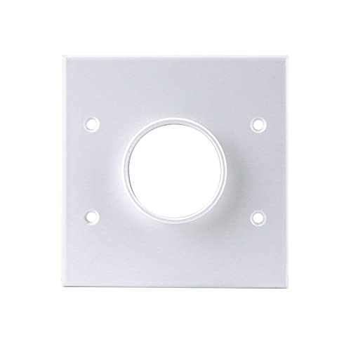 Skywalker Dual Gang Wall Plate with 1-3/4in Opening (White) - Image 1