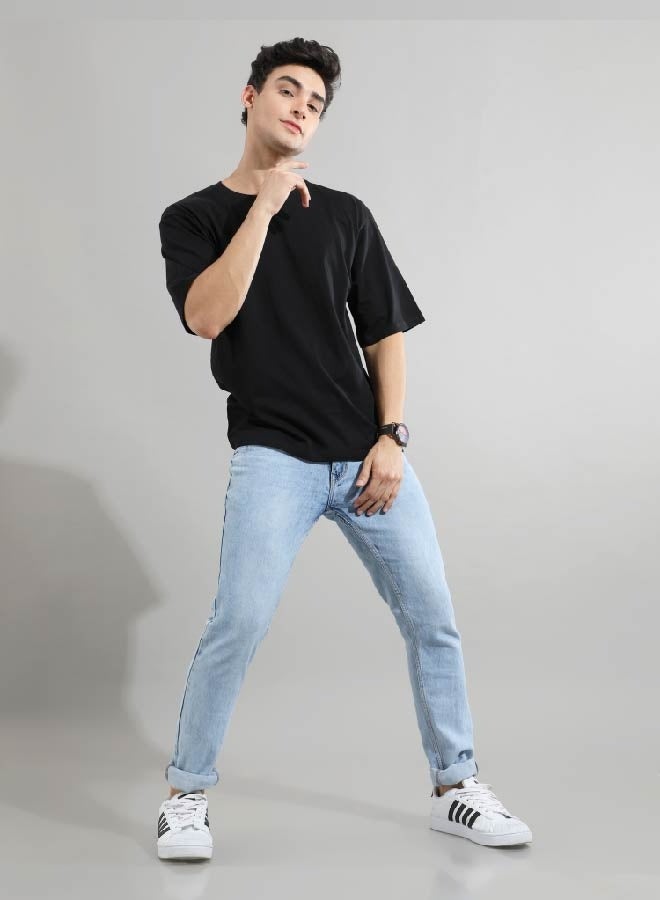 Dutees Black Street Tees Oversized T-Shirt - Image 3