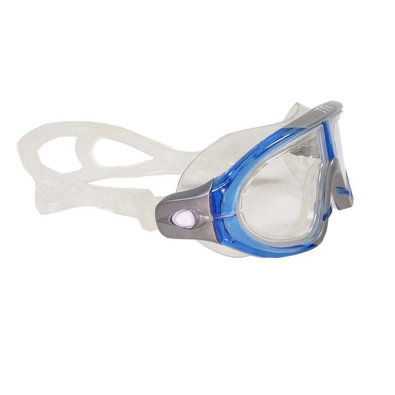 TYR Orion Swim Mask Adult Fit, Clear/Blue/Grey - Image 2