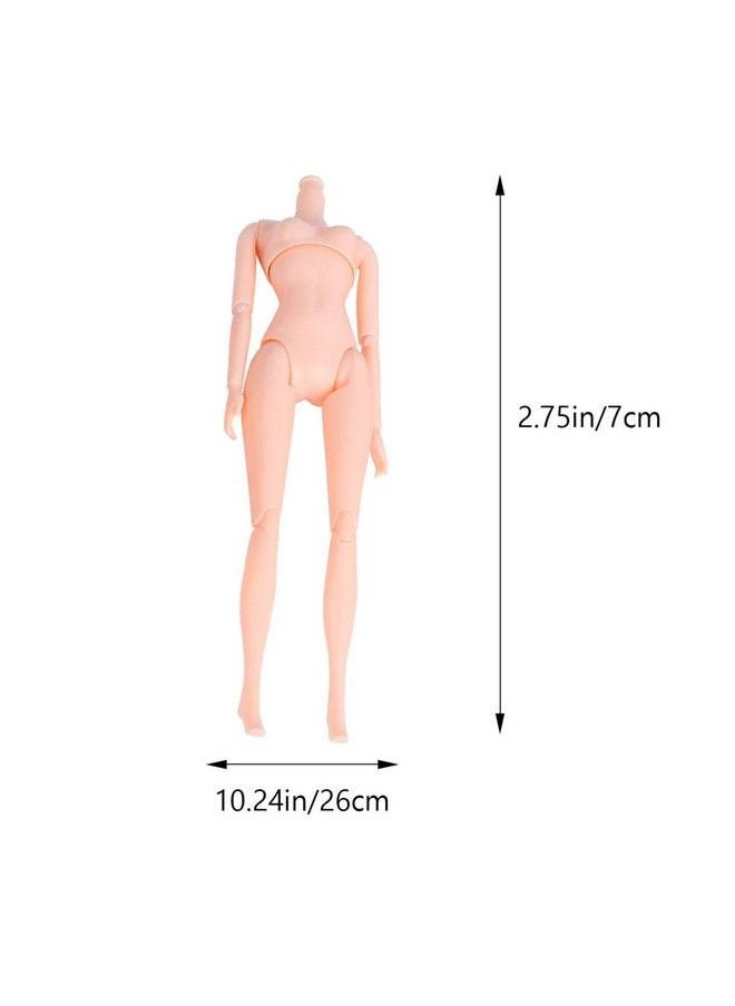 HEALLILY - 3Pcs 12 Moveable Joints Toys Doll Body Without Head Female Figure Naked Body Dolls Toy Pullip Doll,Doll Body,Doll Joints(A) - Image 1