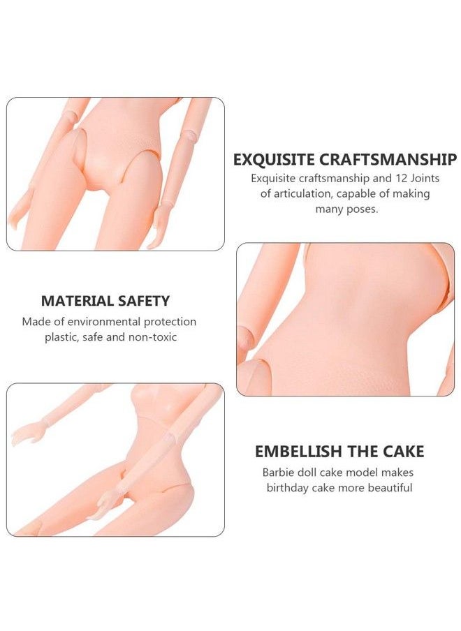 HEALLILY - 3Pcs 12 Moveable Joints Toys Doll Body Without Head Female Figure Naked Body Dolls Toy Pullip Doll,Doll Body,Doll Joints(A) - Image 1