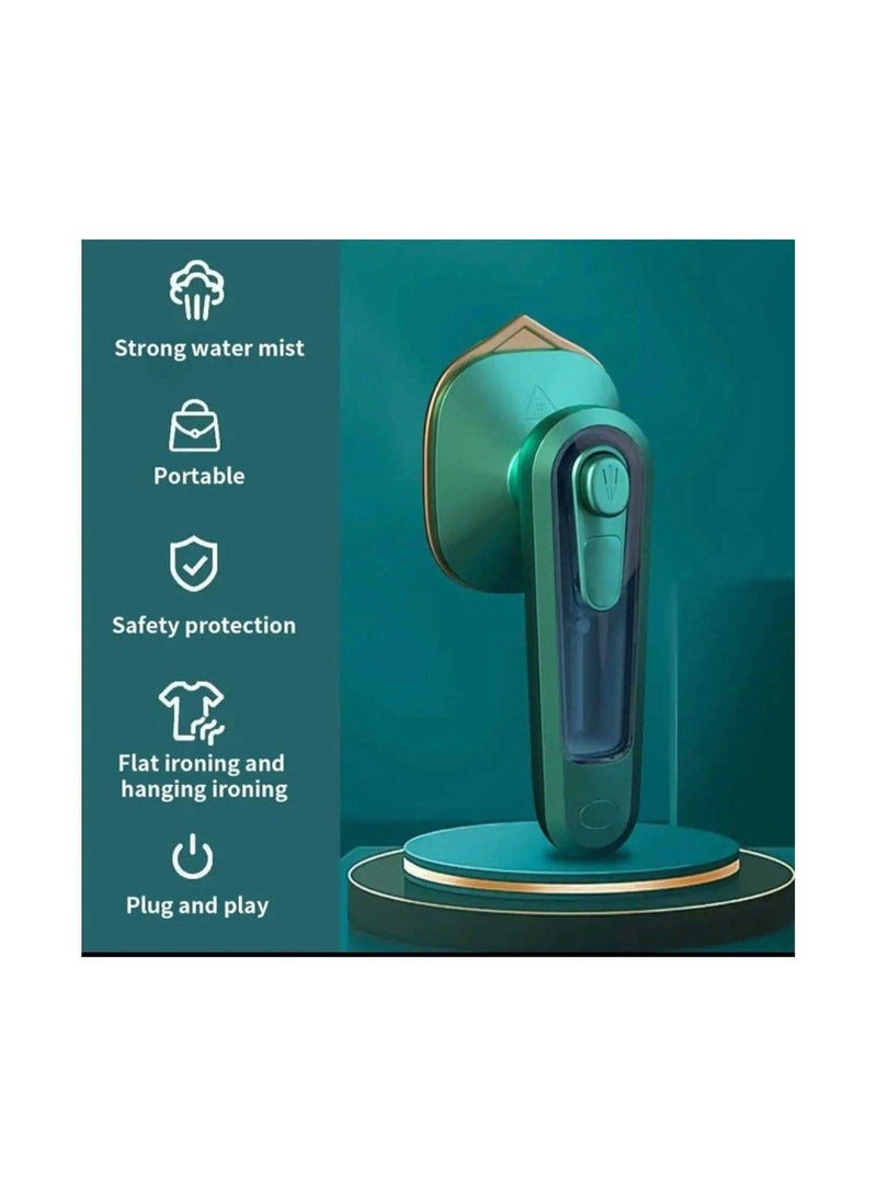 LOISTE Mini Steam Iron 2-in-1 – Portable Handheld Steam Ironing Machine with Dry & Steam Modes for Clothes, Travel & Home Garment Care | Strong Water Mist | Plug & Play | Flt ironing & Hanging Ironing | 0.4 kg | Built-in Water tank for Steam | Assorted Colour - Image 3