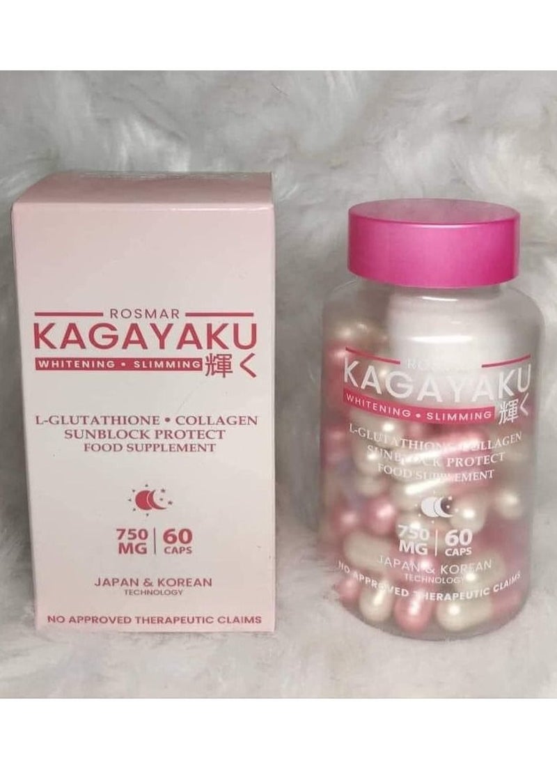 كاجاياكو مكمل غذائي للتبييض والتنحيف 60 كبسولة