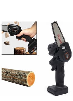 Mini Chainsaws Portable Electric Cordless Handheld Battery Powered Chainsaws Pruning Shears for Tree Branch Wood Cutting 24 v