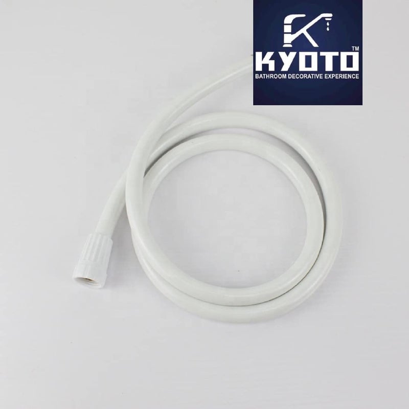 Kyoto KYOTO PVC Plastic Nut 18 inch Connection Pipe Hot Cold Water Supply Connection Pipe for Wash Basin Kitchen Geyser Toilet Accessories for Bathroom PACK OF 40  - Image 5