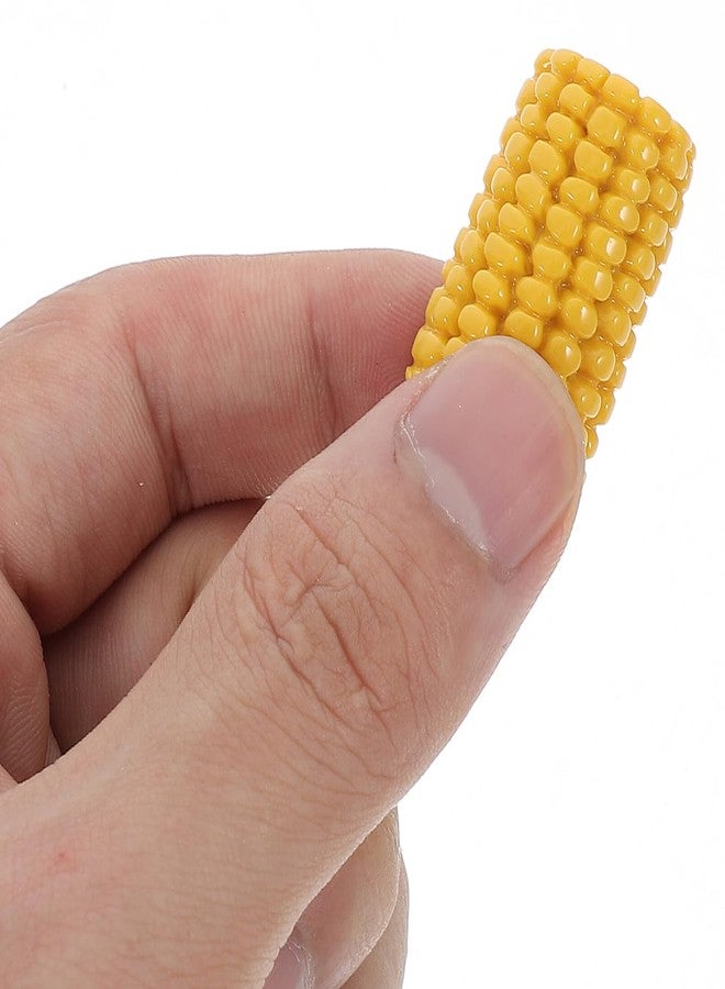 Yardwe Simulated Corn Cob Accessories - 20 Pcs Resin Fake Corn for DIY Phone Cases Crafts Micro Landscape Festival Decorations, Yellow, 1.11 X 0.72 X 0.45 Inch - Image 4