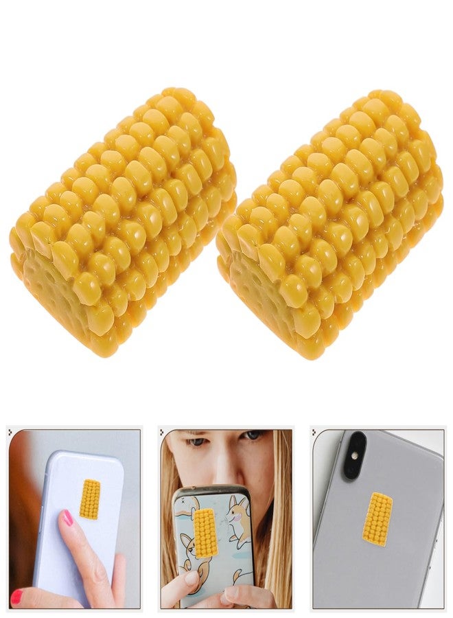 Yardwe Simulated Corn Cob Accessories - 20 Pcs Resin Fake Corn for DIY Phone Cases Crafts Micro Landscape Festival Decorations, Yellow, 1.11 X 0.72 X 0.45 Inch - Image 5