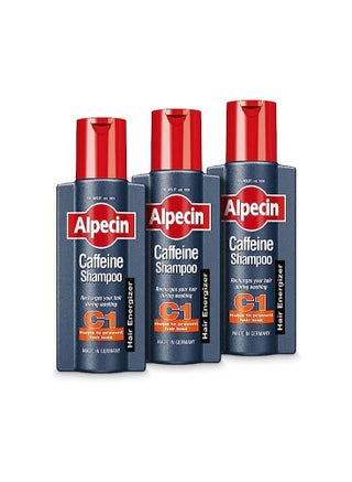 Alpecin Caffeine Shampoo C1 3x 250ml | Prevents and Reduces Hair Loss | Natural Hair Growth Shampoo for Men | Energizer for Strong Hair | Hair Care for Men Made in Germany - pzsku/Z300FD57968AC98F3BA2BZ/45/_/1686996837/6d2af3cb-3878-4c48-8ad0-035e4ca6934d