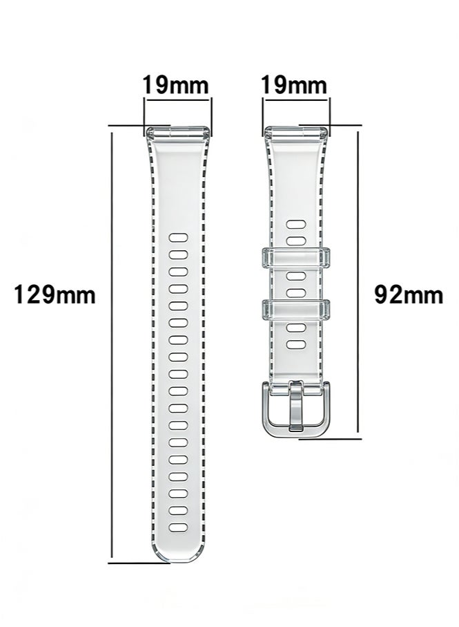 HL-Tech Silicone Strap Suitable for Huawei Band 10/9/8 Watchband Replacement Bracelet (Pink) - Image 4