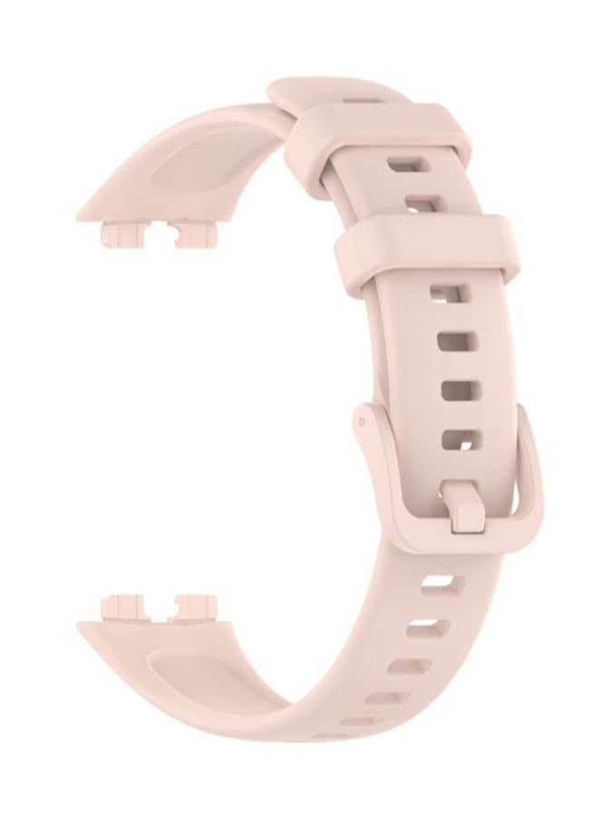 HL-Tech Silicone Strap Suitable for Huawei Band 10/9/8 Watchband Replacement Bracelet (Pink) - Image 3