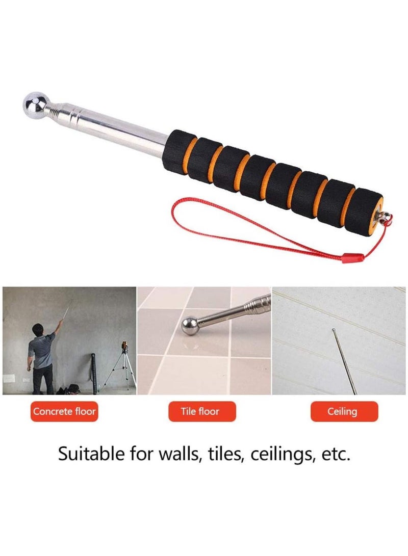 GGOOT Hand Operated Tools  Shockproof Empty Drum Hammer with Sponge Handle, Portable Tile Inspection Tool, 130cmHome Inspection Hammer, Hand Operated Hardware Tool  - Image 3