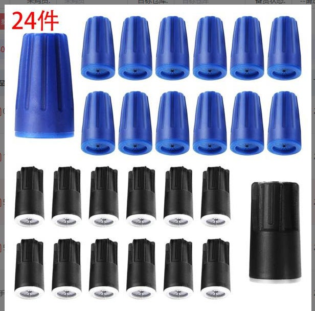 Spiral Wire Cap Waterproof Crimp Terminals P1P2P3P4P6 24 pieces mixed 