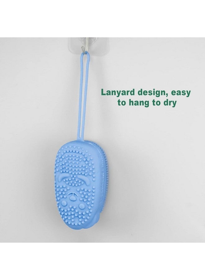 FICTIOUS Silicone Soap Cover & scruber Silicone Shower Brush Body Bath Brush Scrubber with Added soap, Massage Bath Brush, Shower Loofah Brush to Deep Cleaning Skin Multi Color - Image 4