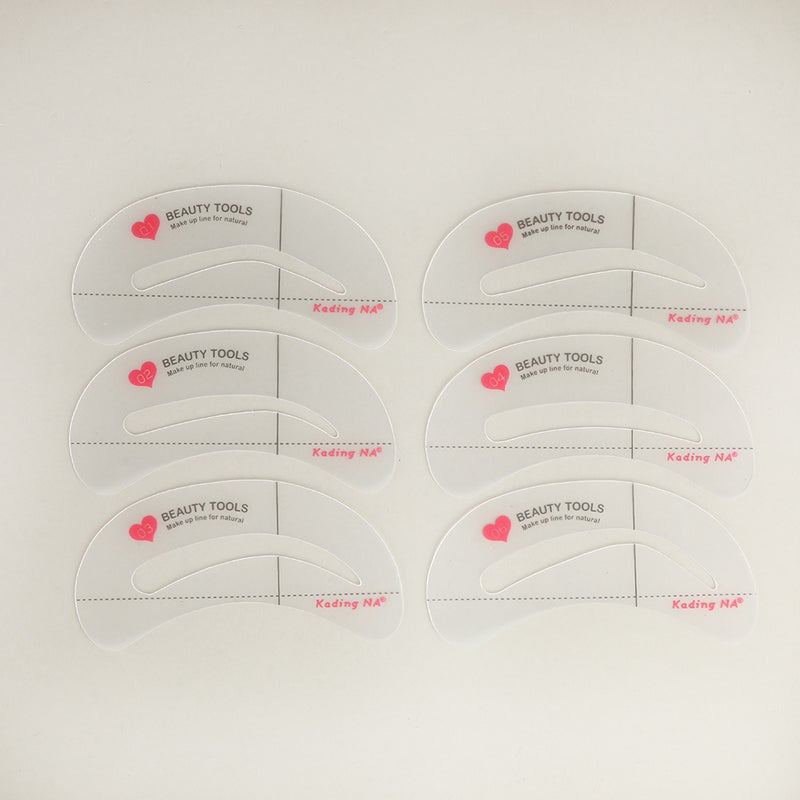 Manufacturer Supplies Korean Eyebrow Card Eyebrow Board for Women, Novice Eyebrow Card, Eyebrow Stamp Card, Beauty Eyebrow Drawing and Eyebrow Tracing Device - Image 3