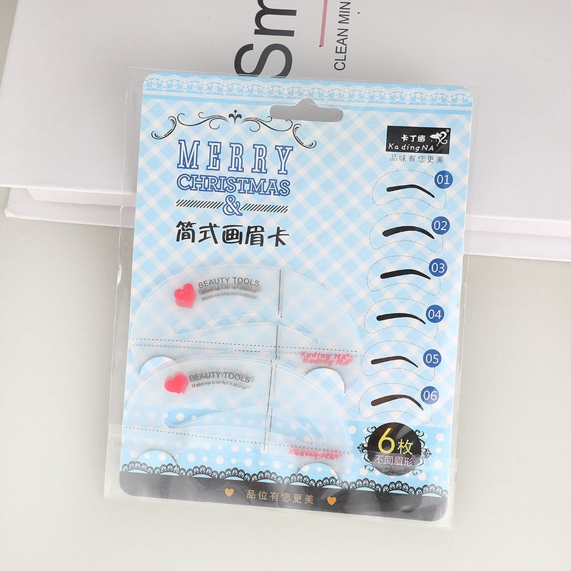 Manufacturer Supplies Korean Eyebrow Card Eyebrow Board for Women, Novice Eyebrow Card, Eyebrow Stamp Card, Beauty Eyebrow Drawing and Eyebrow Tracing Device - Image 5
